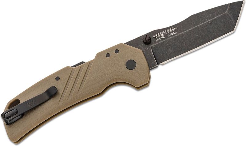 COLD STEEL Zatvárací nôž 3" ENGAGE TANTO POINT - flat dark earth (FL-30DPLT-BFZ)