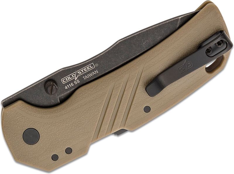 COLD STEEL Zatvárací nôž 3" ENGAGE TANTO POINT - flat dark earth (FL-30DPLT-BFZ)