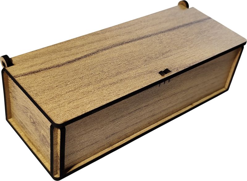 Municák box na zatvárací nožík, dub zlatý