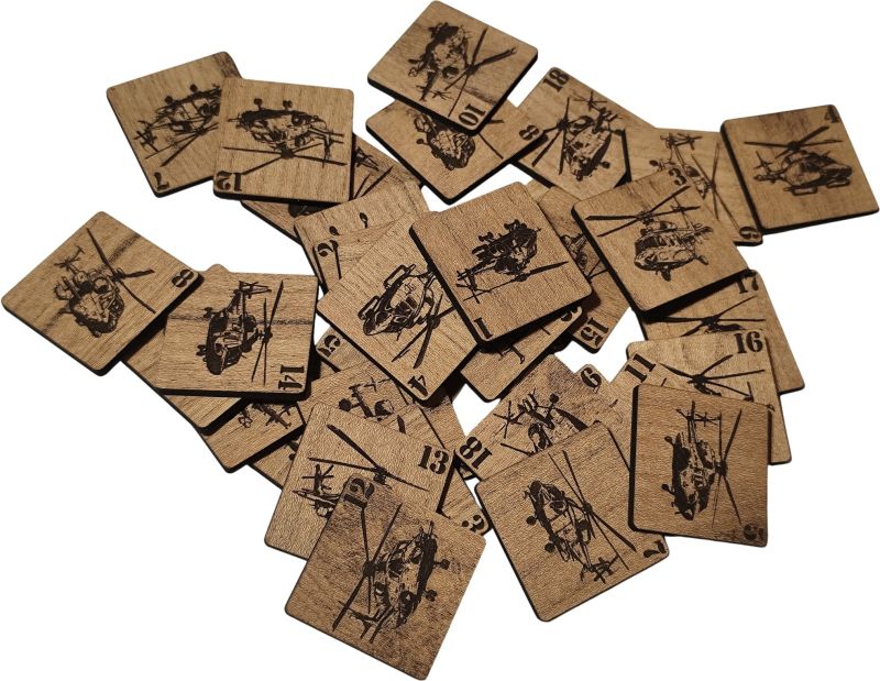 Muničák Pexeso, vrtulníky