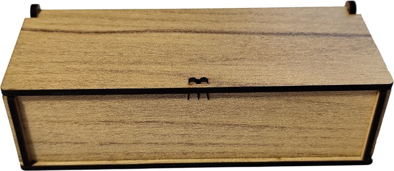 Municák box na zatvárací nožík, dub zlatý