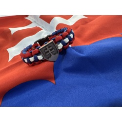 Paracord náramok Cobra - SLOVAKIA + SK znak