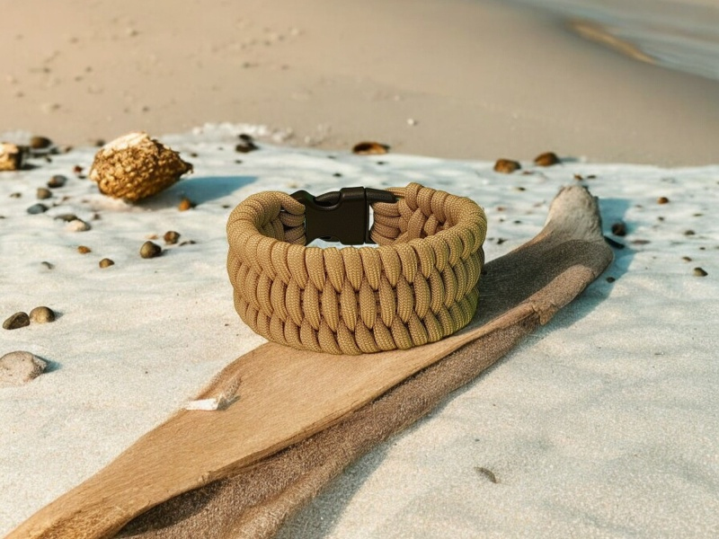 Paracord náramok Korytnačka - tan